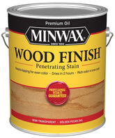 Minwax Wood Finish 71041000 Wood Stain, Golden Pecan, Liquid, 1 gal, Can